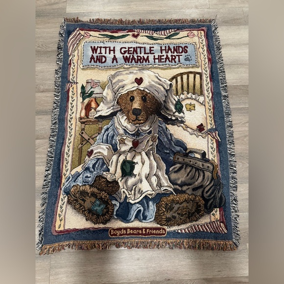 Boyds Bears Other - Boyd’s Bears Vintage Tapestry Blanket